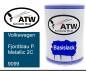 Preview: Volkswagen, Fjordblau P. Metallic 2C, 9099: 500ml Lackdose, von ATW Autoteile West.